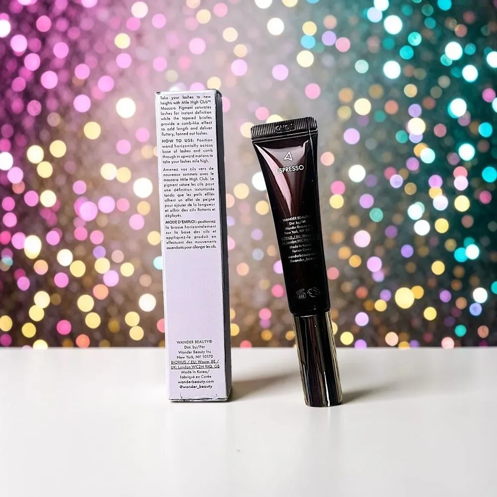 WANDER BEAUTY Mile High Mascara In Espresso 0.31 OZ New In Box